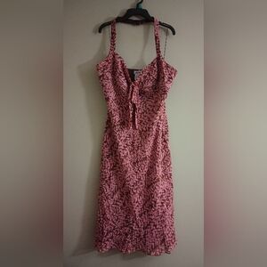 Dressbarn 100% Silk Halter Dress Size 14